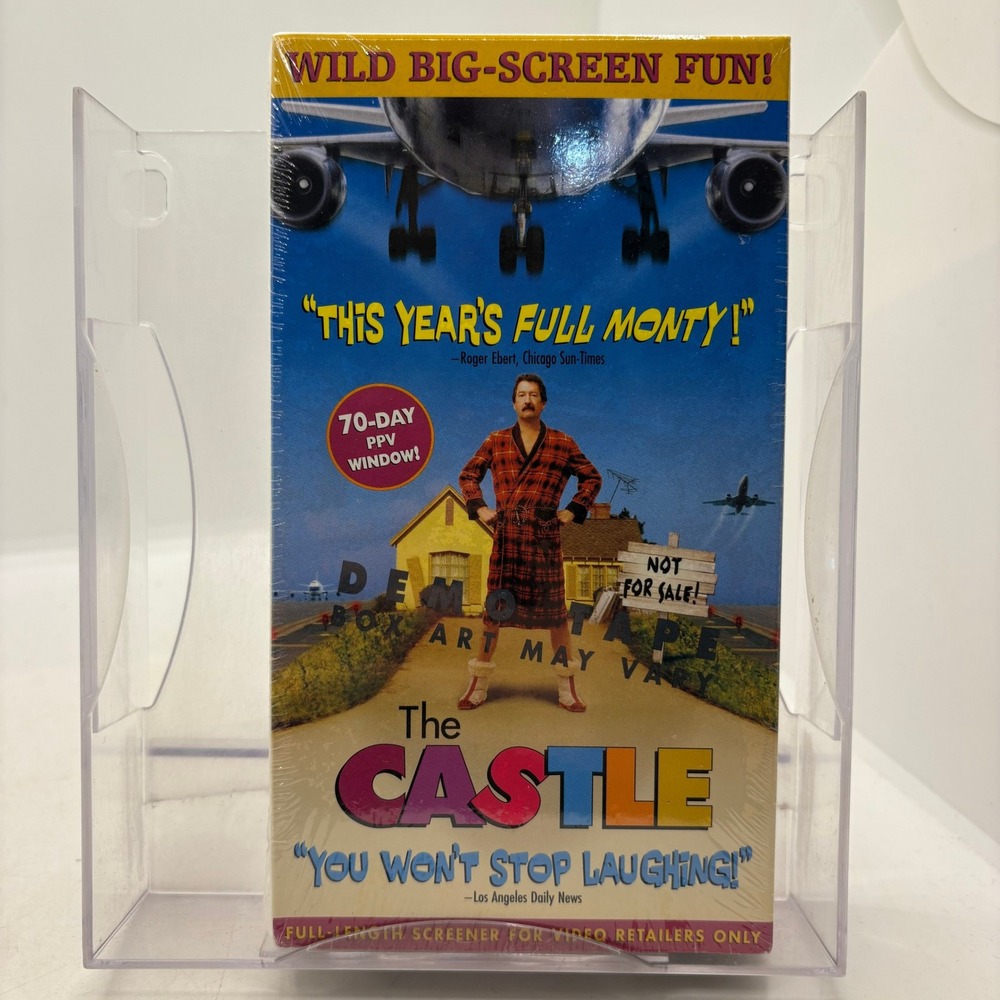 The Castle VHS 1999 Sealed Demo Full Length Screener Miramax Comedy Movie
